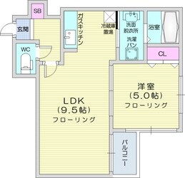 K-MODE麻生の物件間取画像